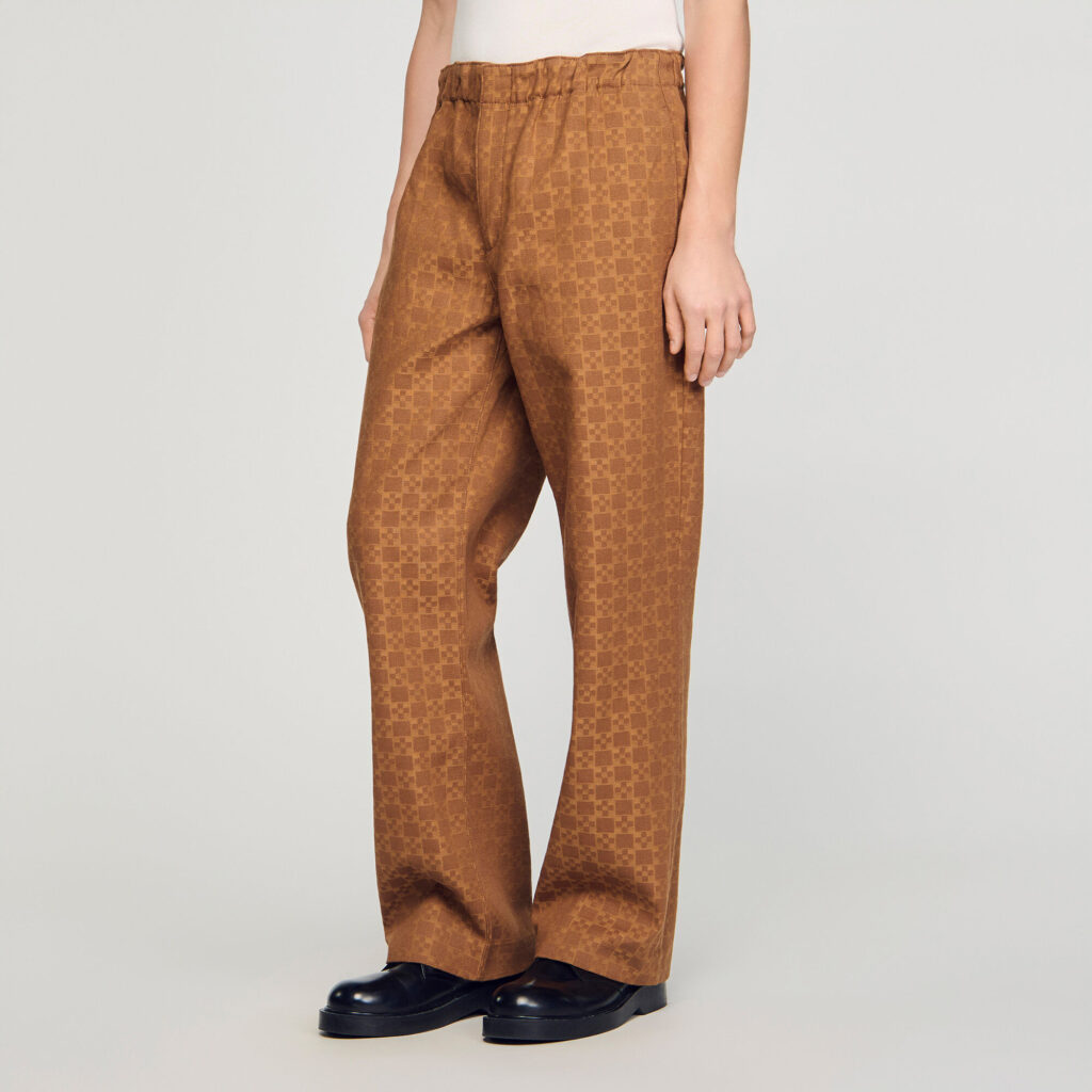 Jean large jacquard Square Cross