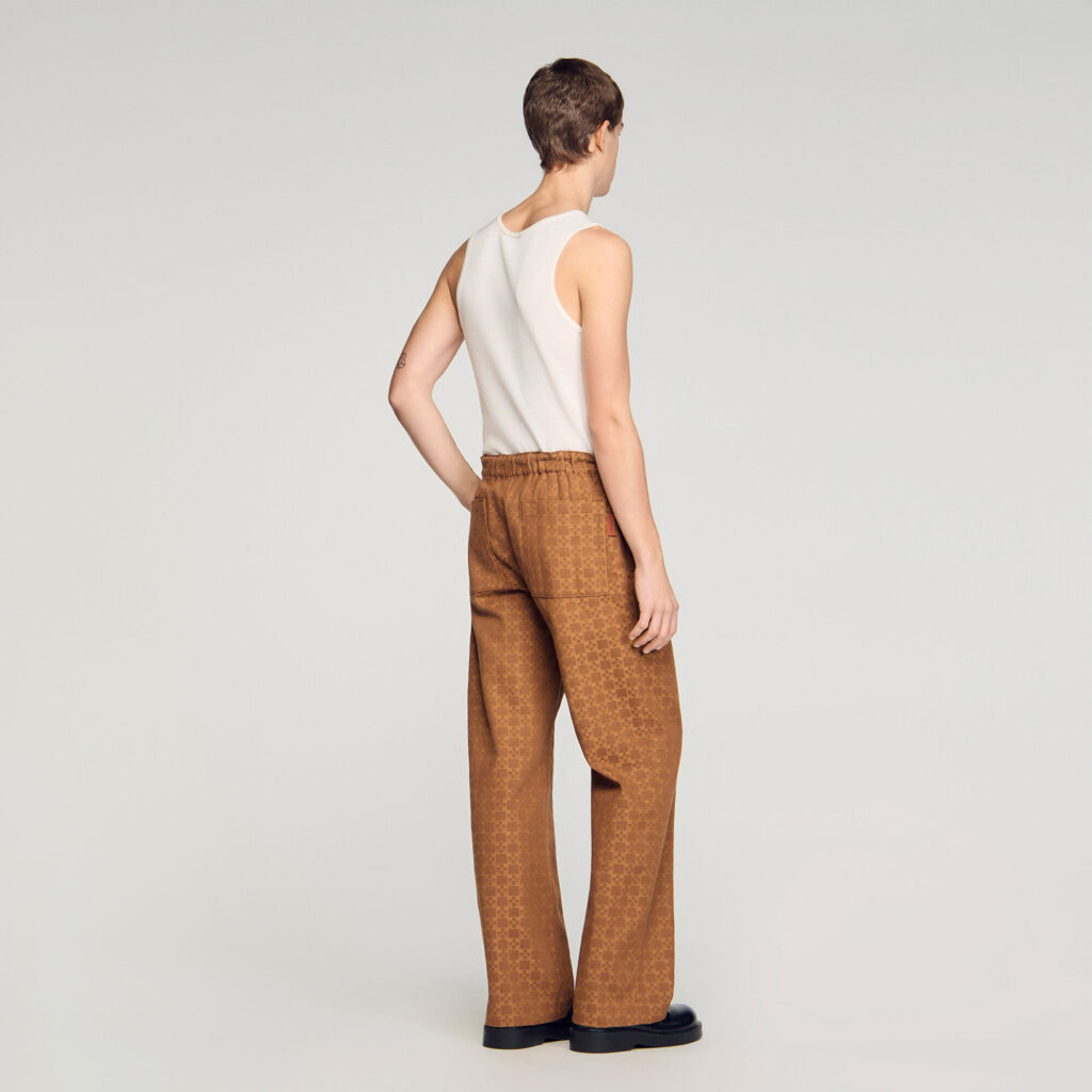 Jean large jacquard Square Cross