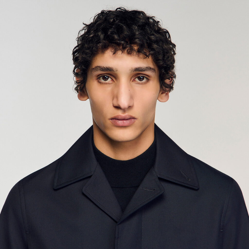 Imperméable mac en tissu technique