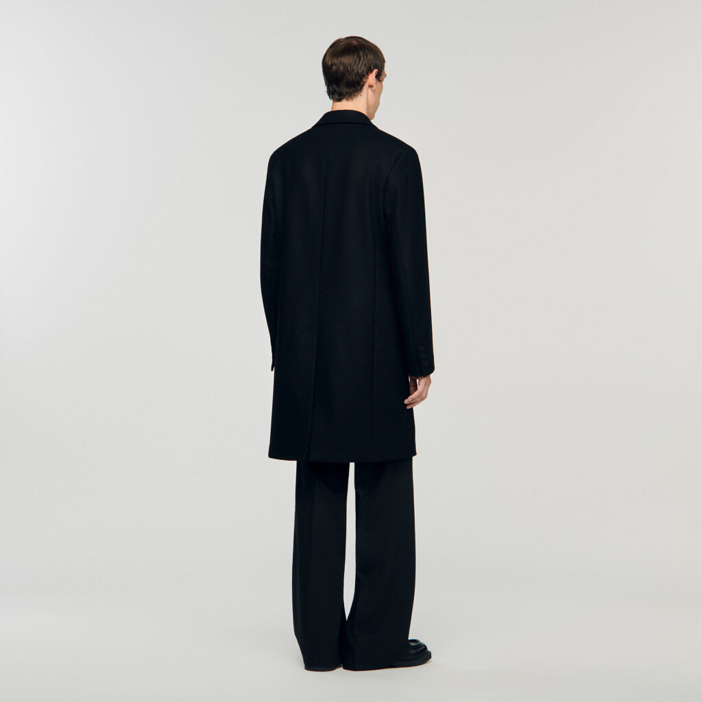 Manteau en laine et cachemire