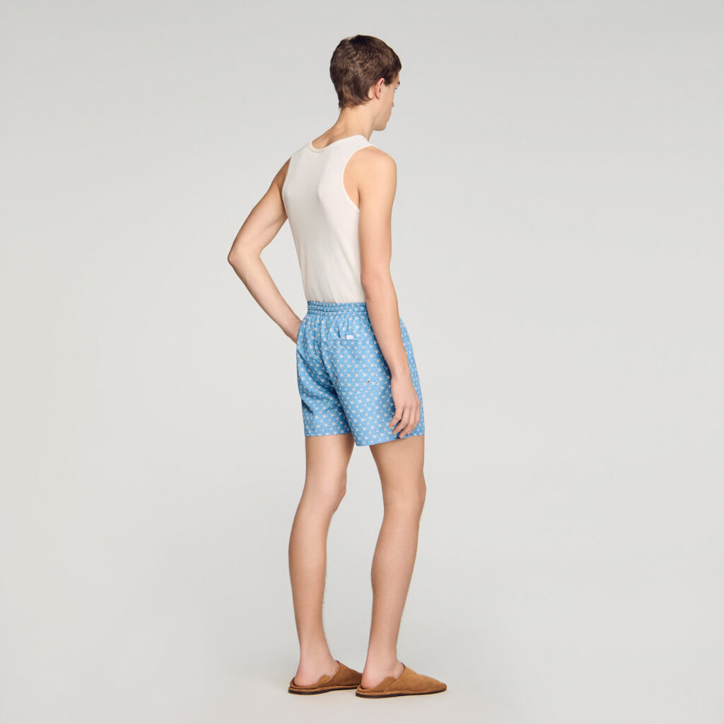 Maillot de bain à imprimé chaîne