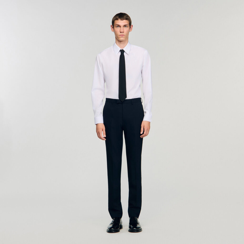 Pantalon de costume en laine