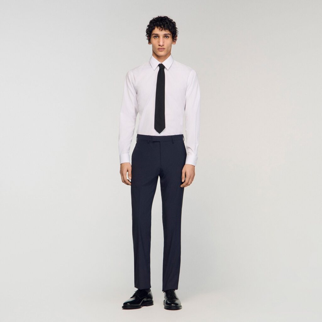 Pantalon de costume en laine