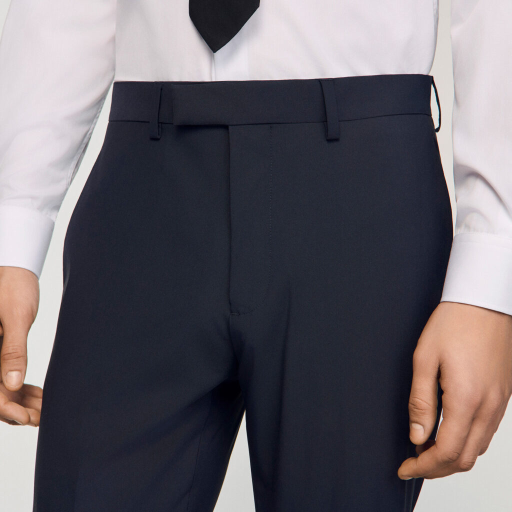 Pantalon de costume en laine