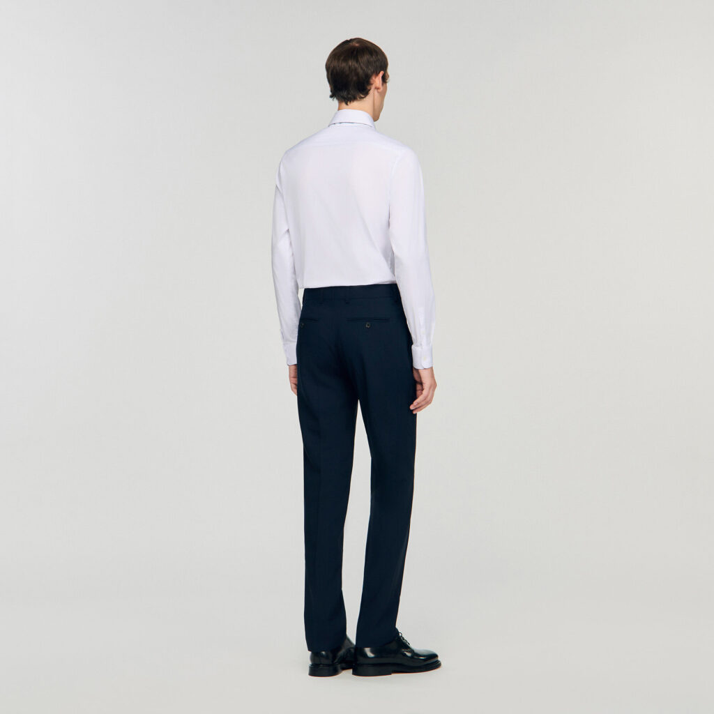 Pantalon de costume en laine
