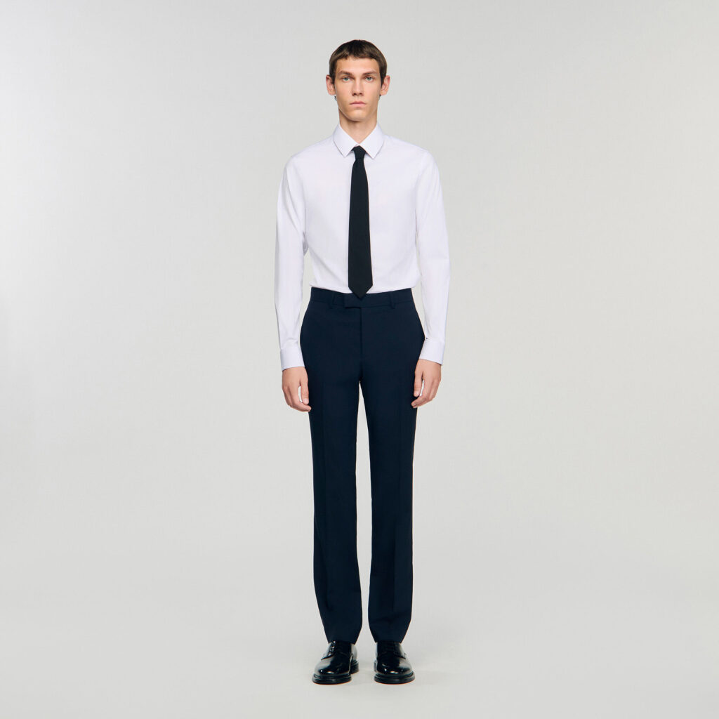 Pantalon de costume en laine