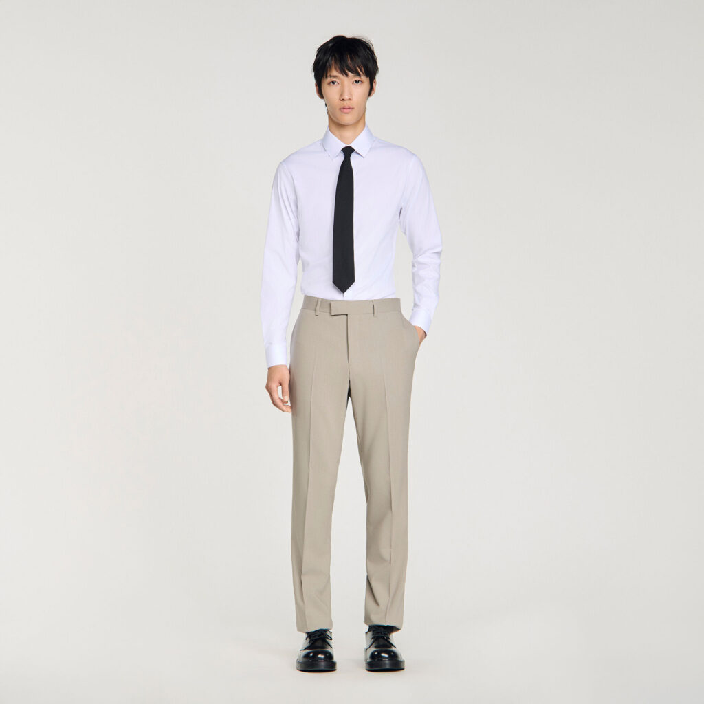 Pantalon de costume en laine