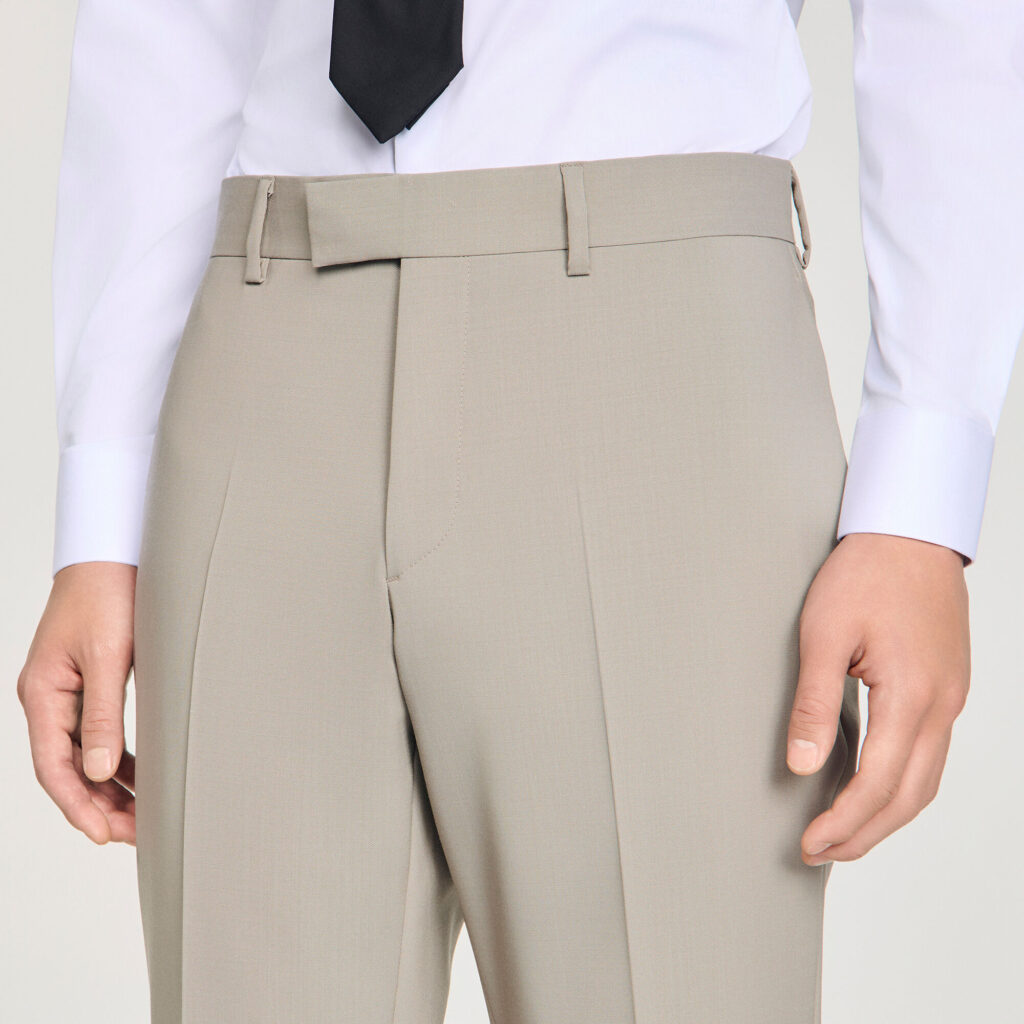 Pantalon de costume en laine