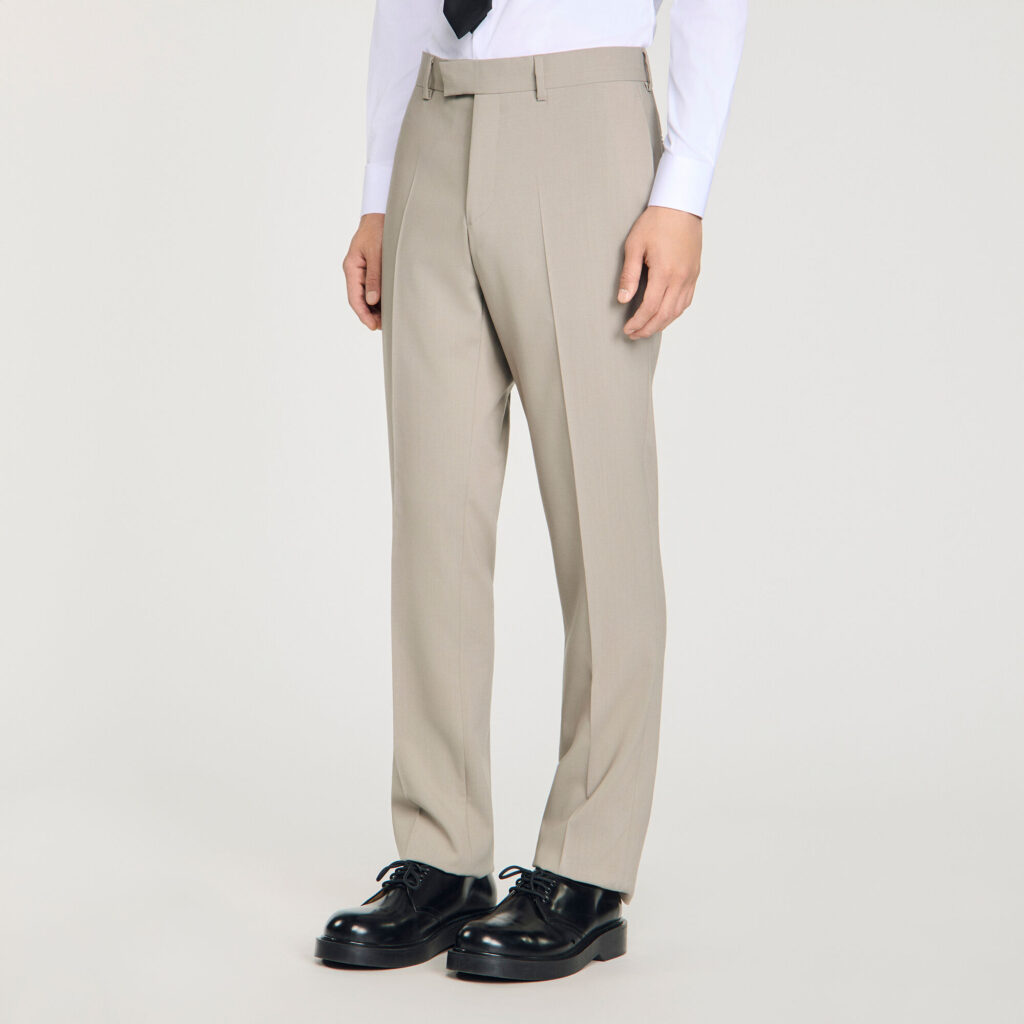 Pantalon de costume en laine