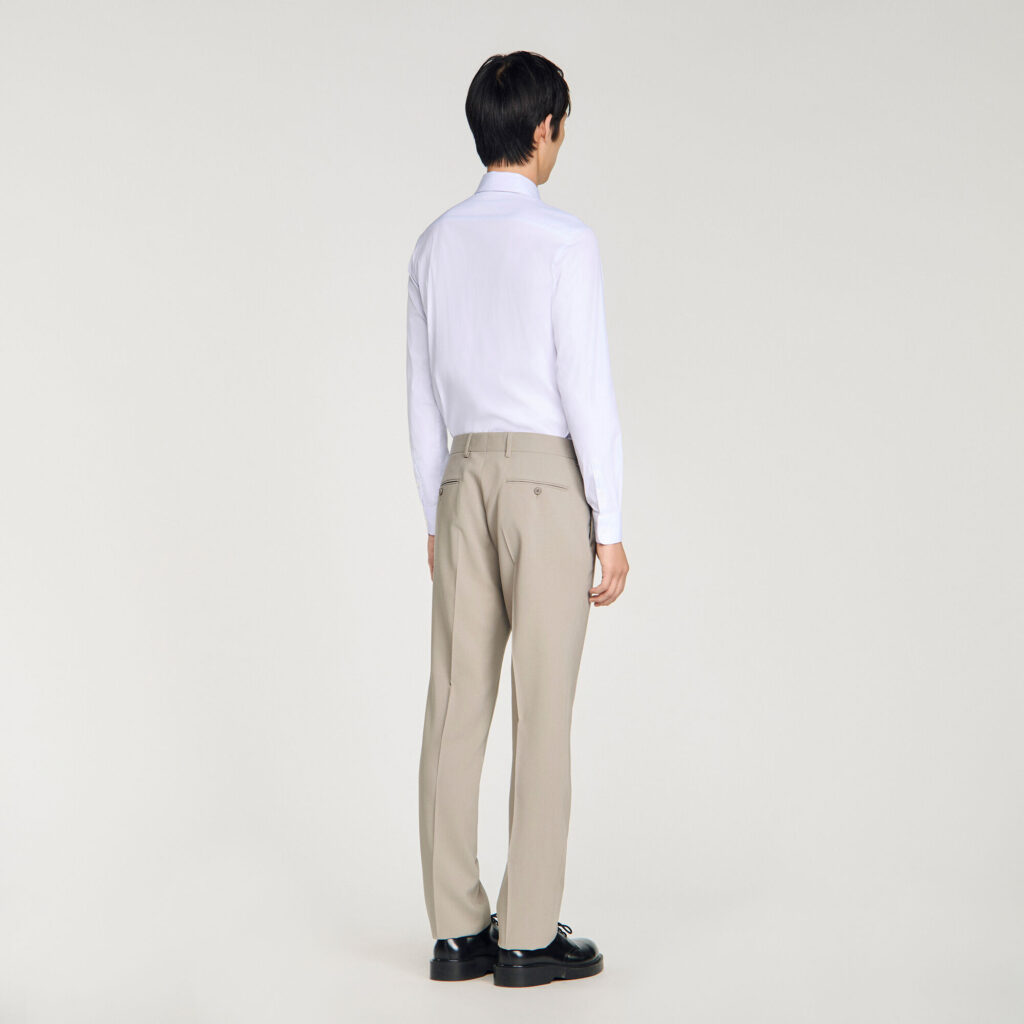 Pantalon de costume en laine