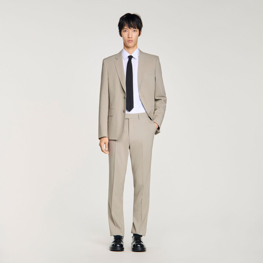 Pantalon de costume en laine