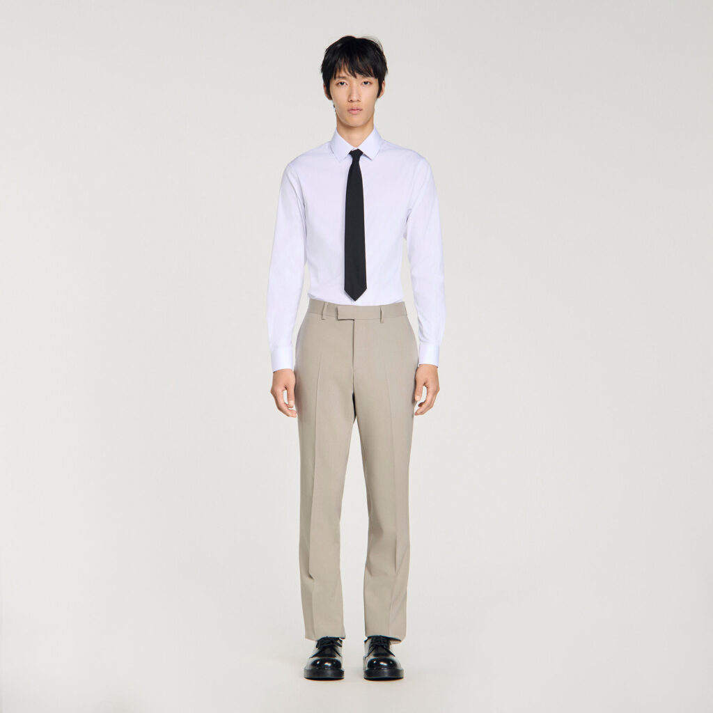 Pantalon de costume en laine