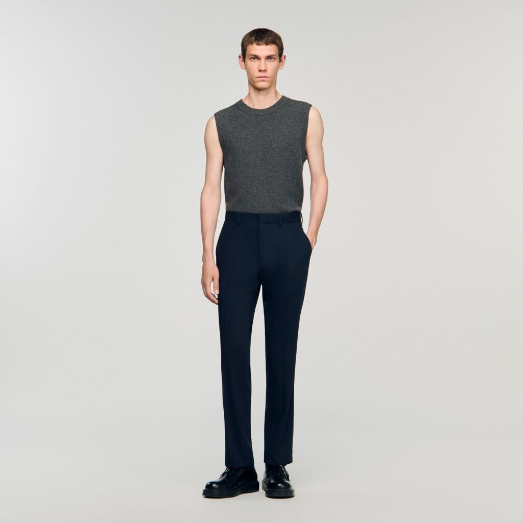Pantalon de costume  large