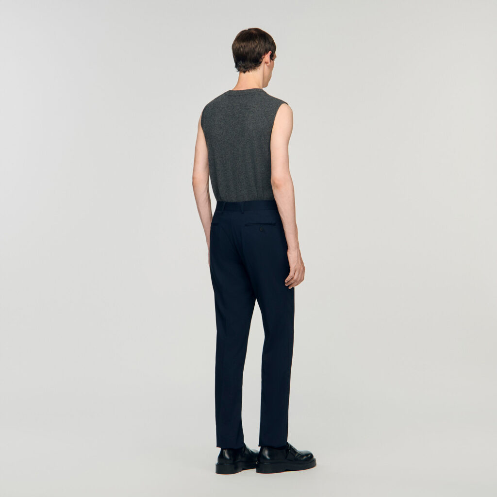 Pantalon de costume  large