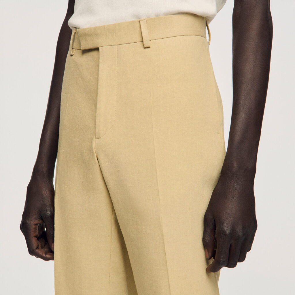 Pantalon de costume en lin