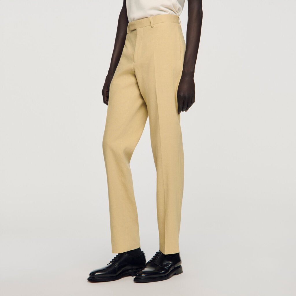 Pantalon de costume en lin