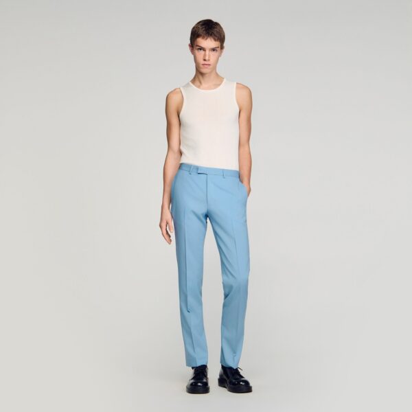 Pantalon de costume en laine