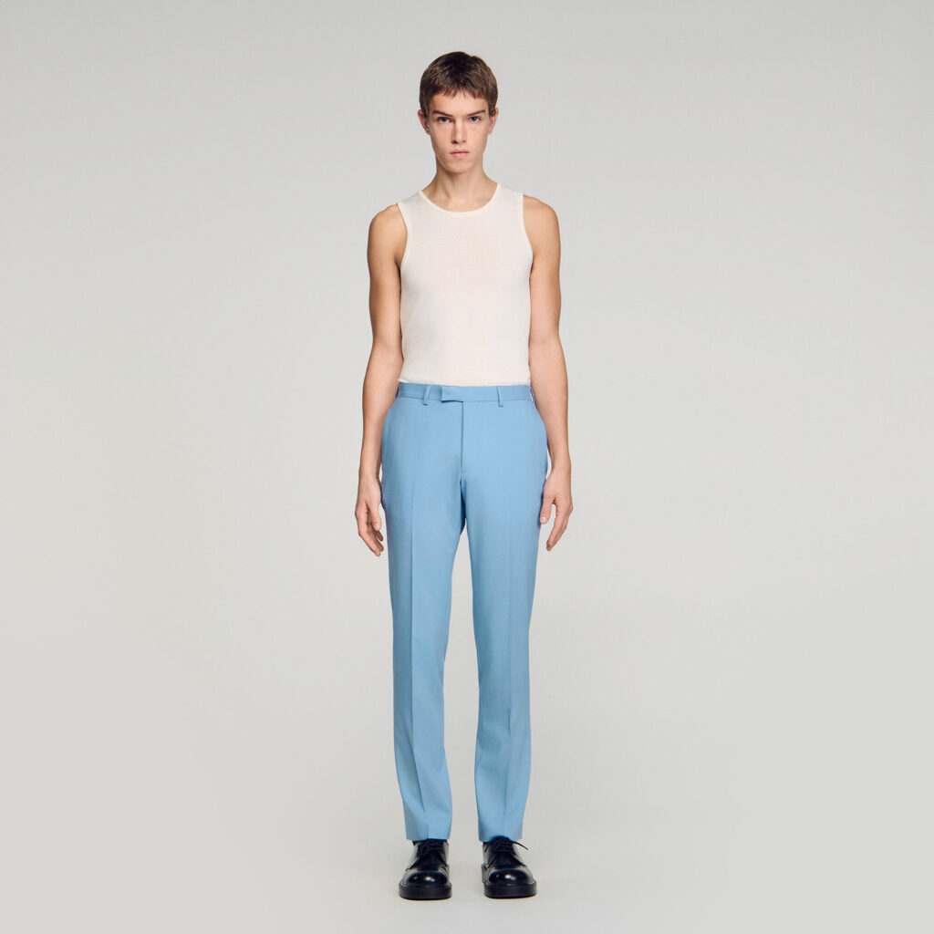 Pantalon de costume en laine