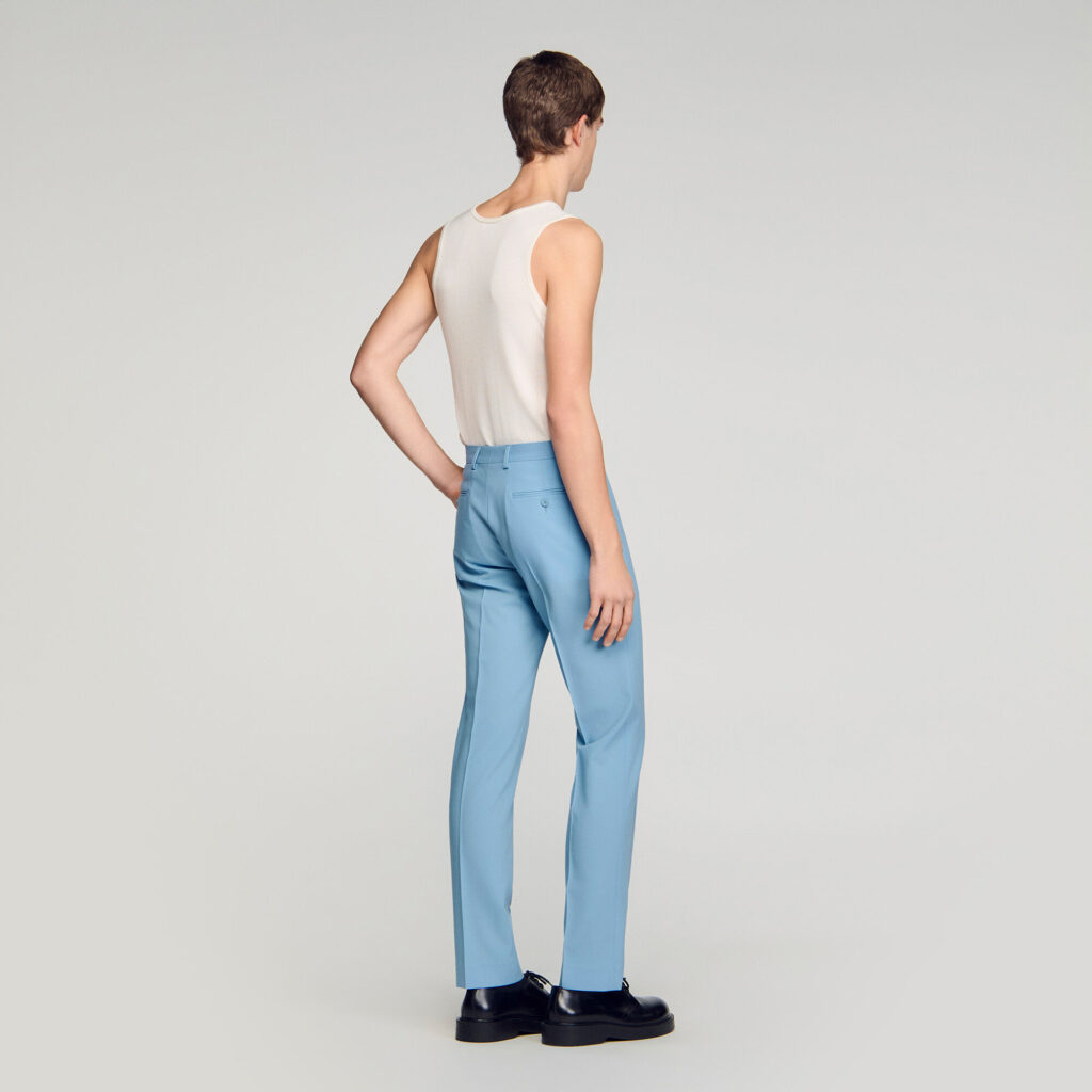 Pantalon de costume en laine