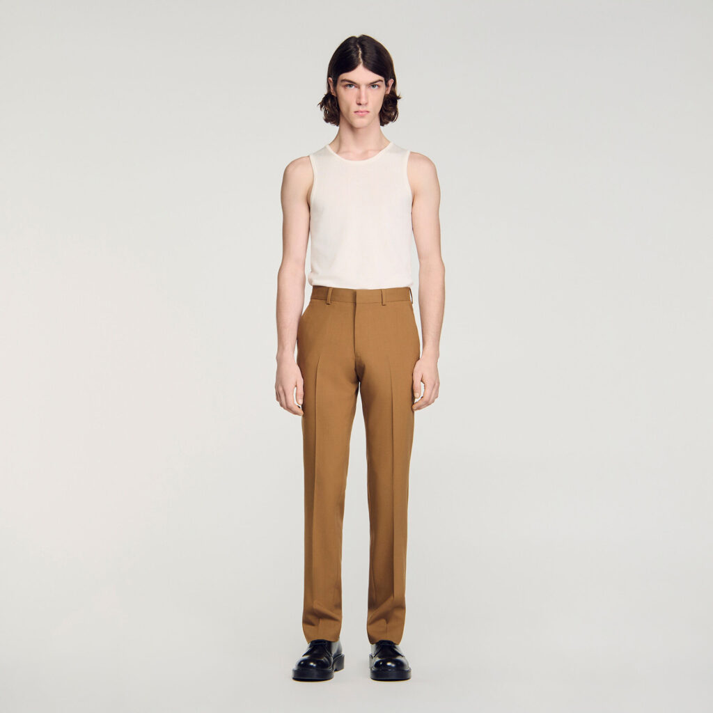 Pantalon de costume en laine