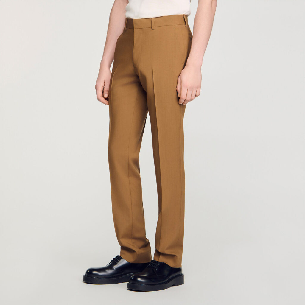 Pantalon de costume en laine