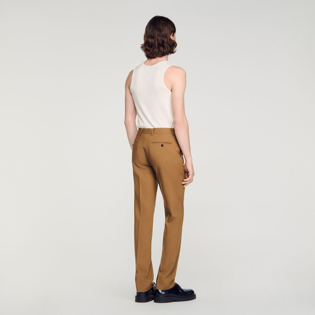 Pantalon de costume en laine