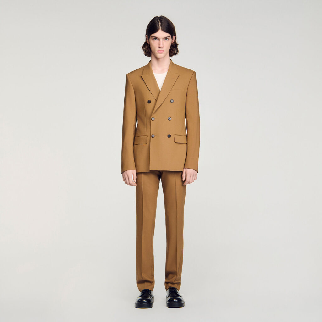 Pantalon de costume en laine