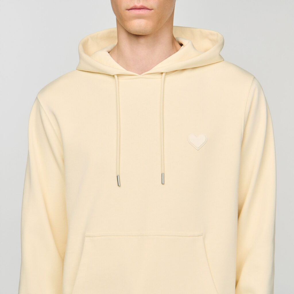Sweatshirt à patch cœur
