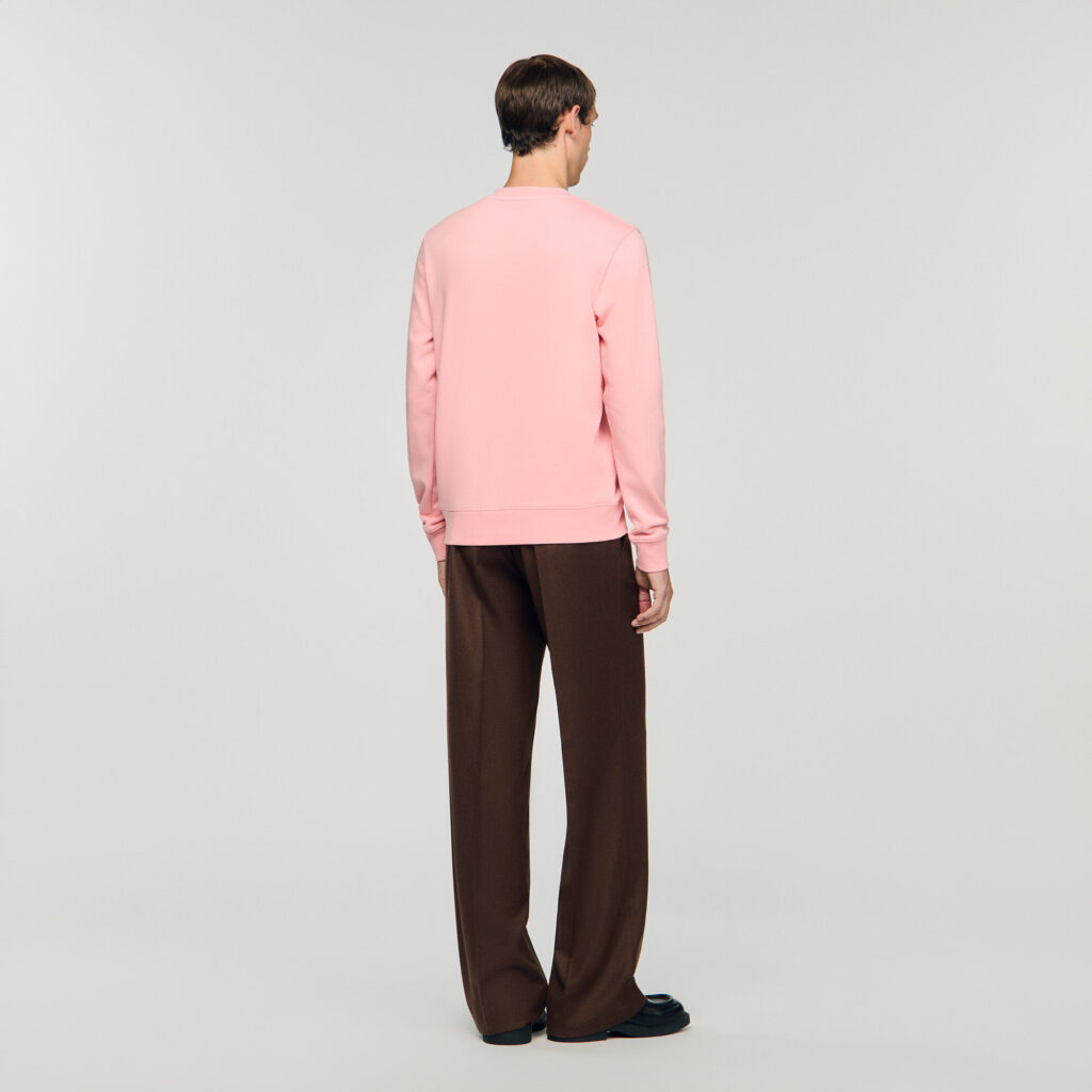 Sweatshirt à patch cœur