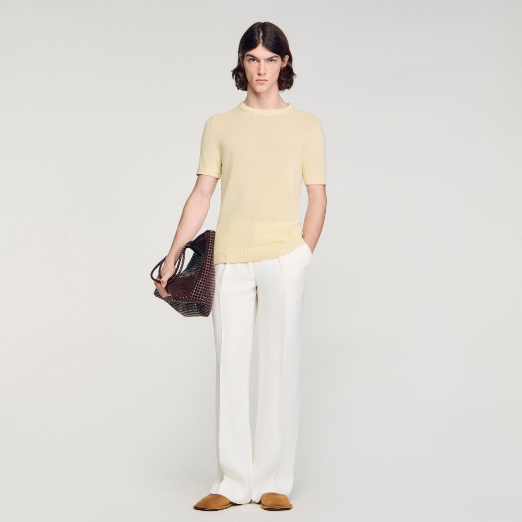 T-shirt en maille fine