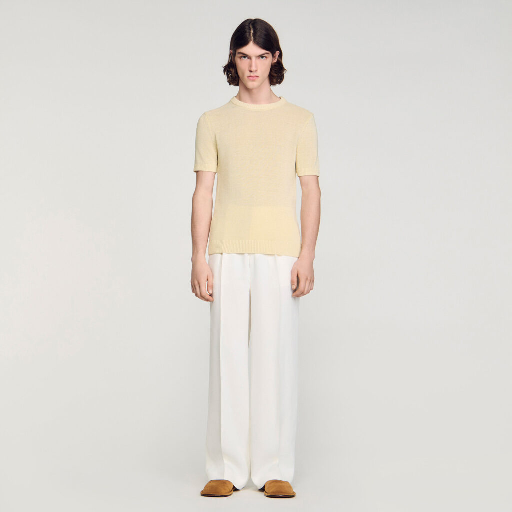 T-shirt en maille fine