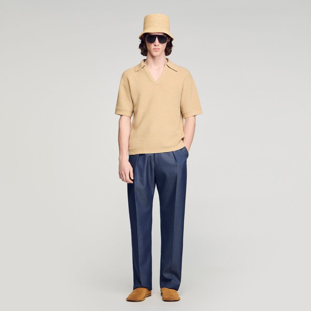 Polo effet jute