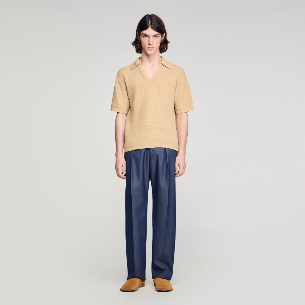 Polo effet jute