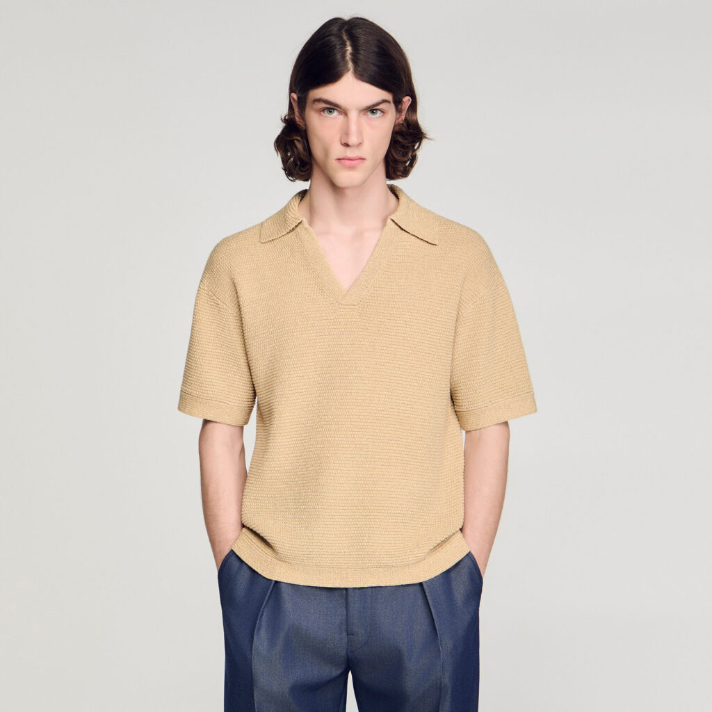 Polo effet jute