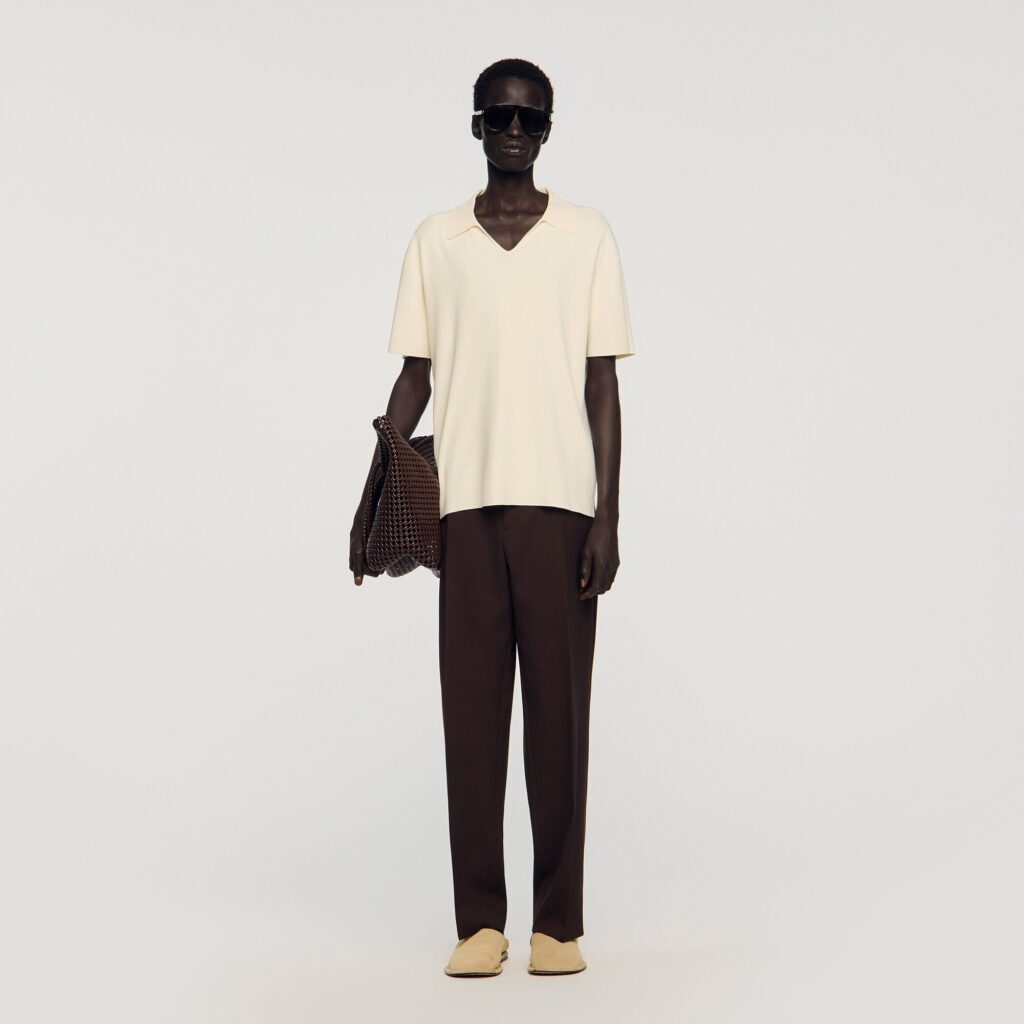 Polo en maille stretch