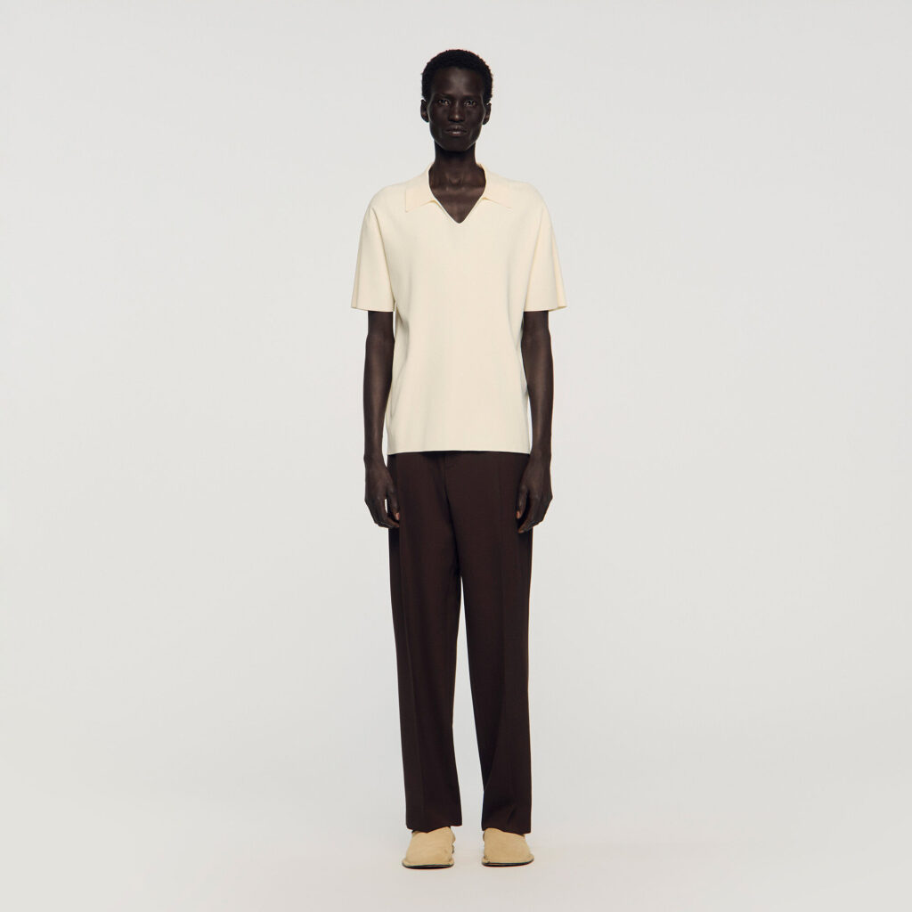 Polo en maille stretch