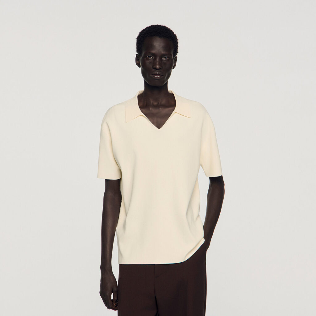 Polo en maille stretch