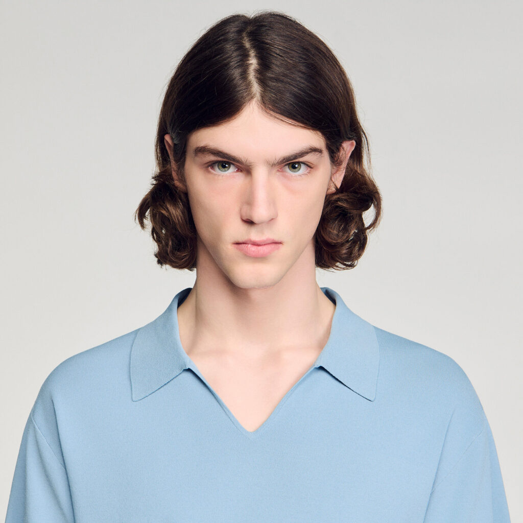 Polo en maille stretch