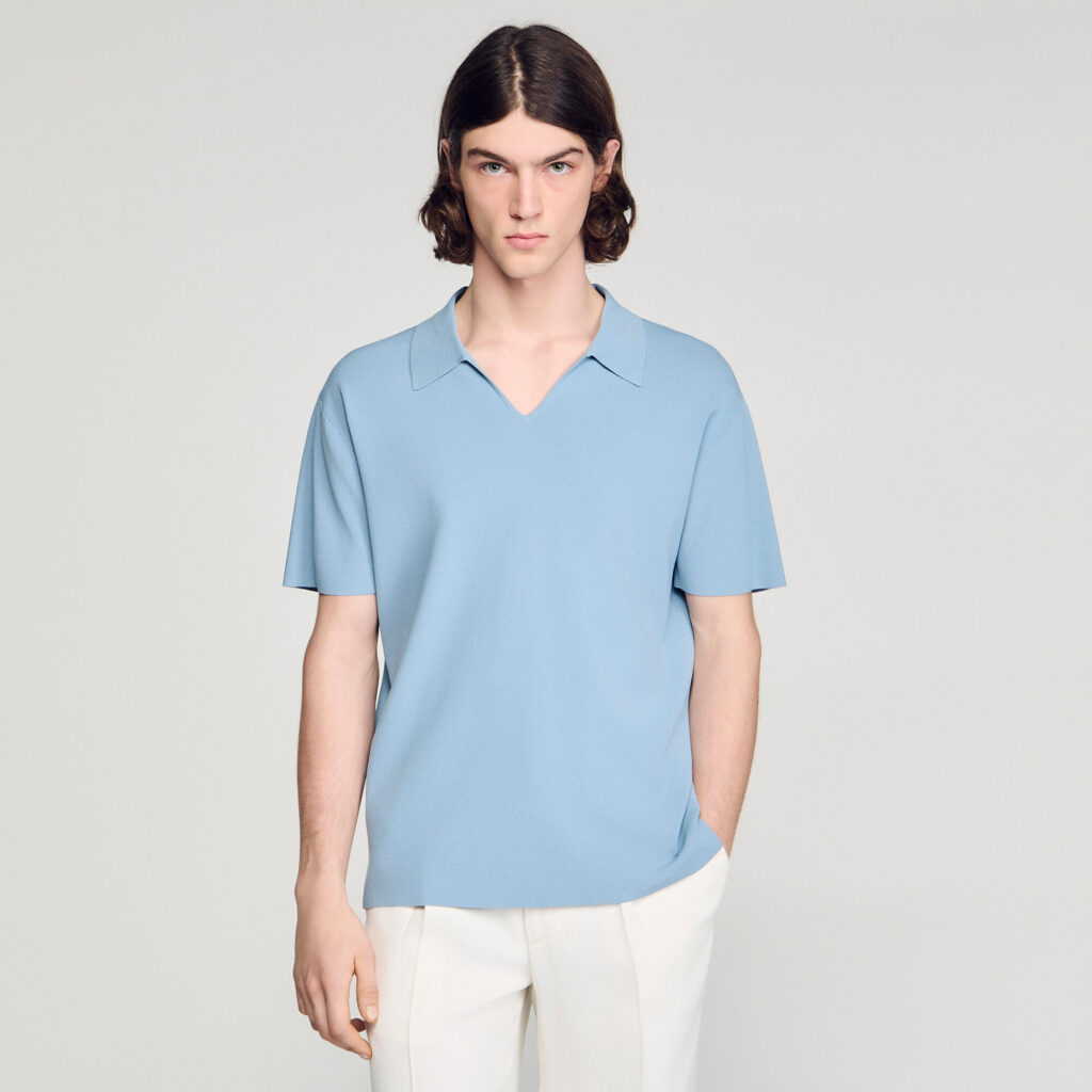 Polo en maille stretch