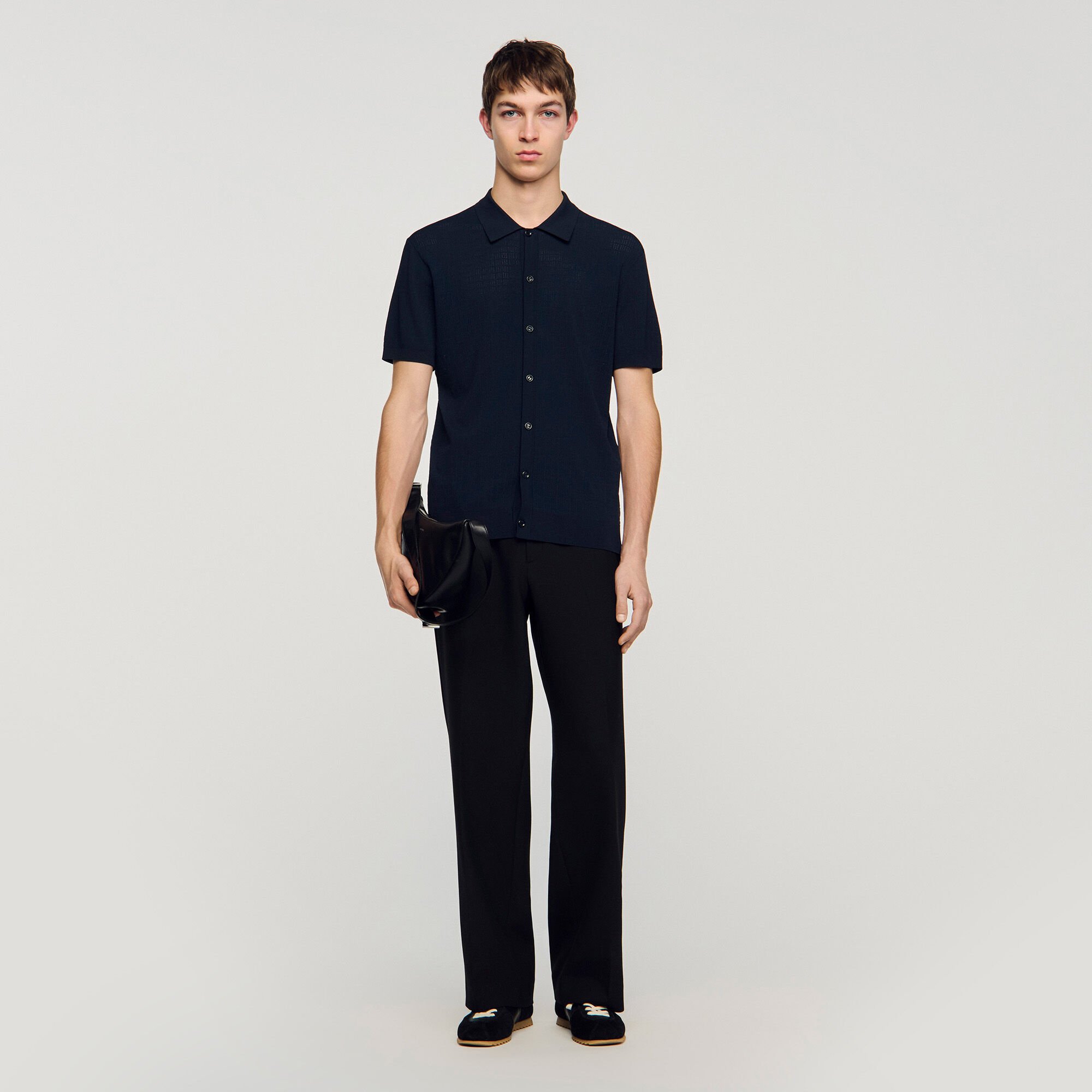Chemise effet ajouré