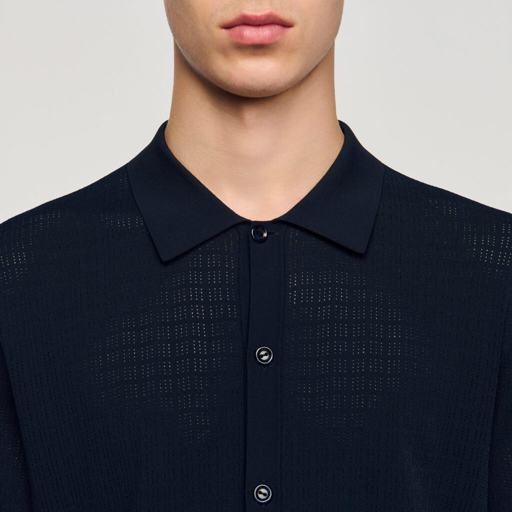 Chemise effet ajouré