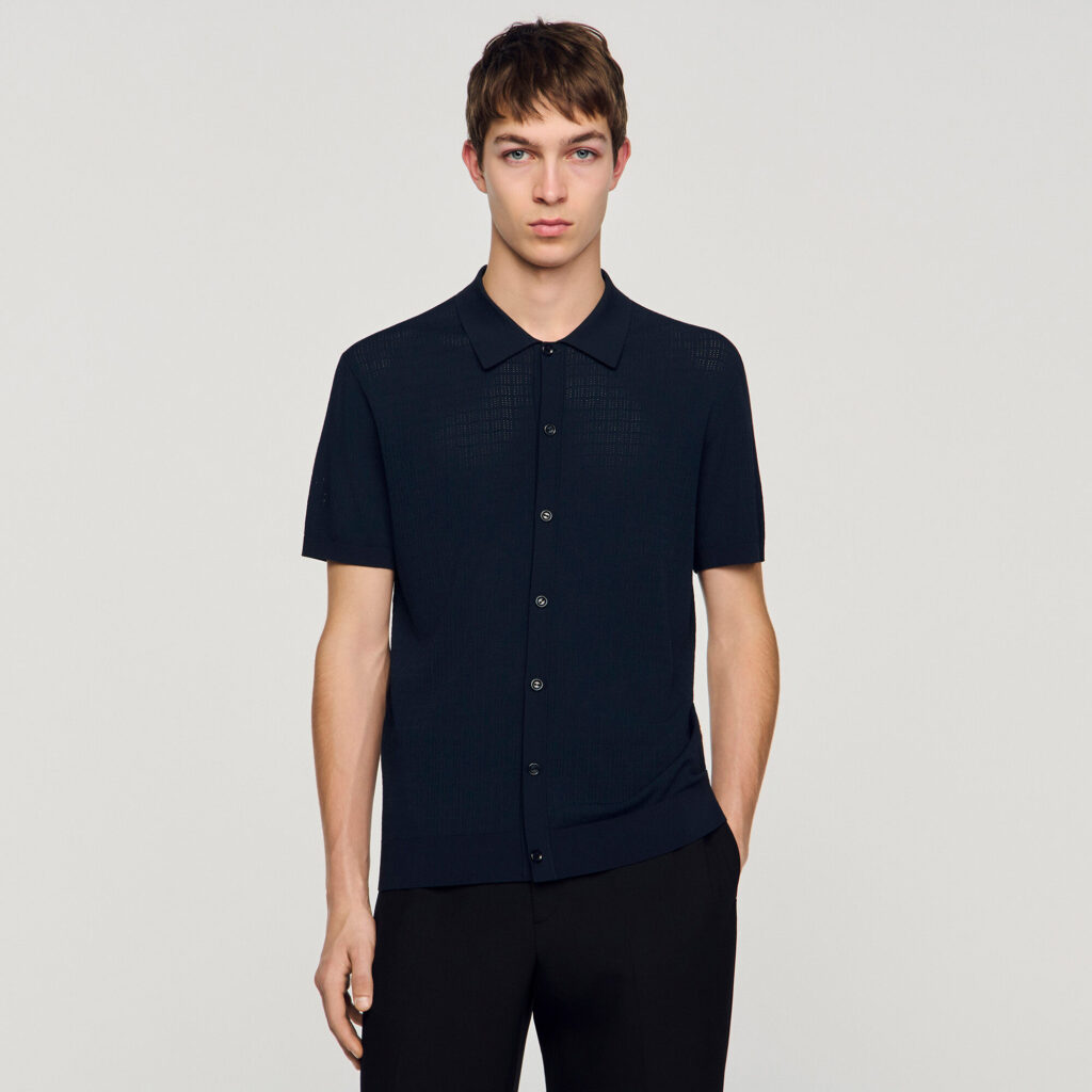 Chemise effet ajouré