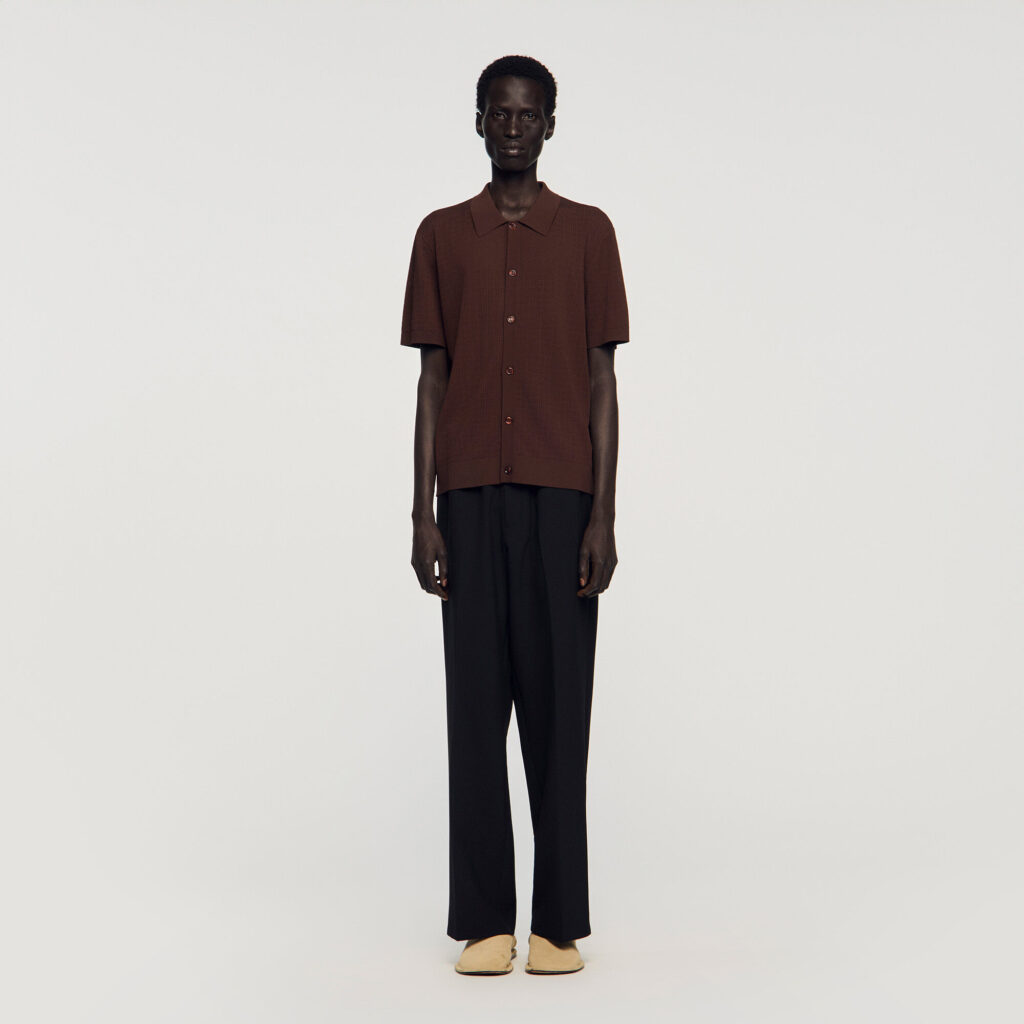 Chemise effet ajouré