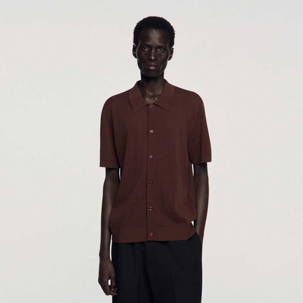 Chemise effet ajouré