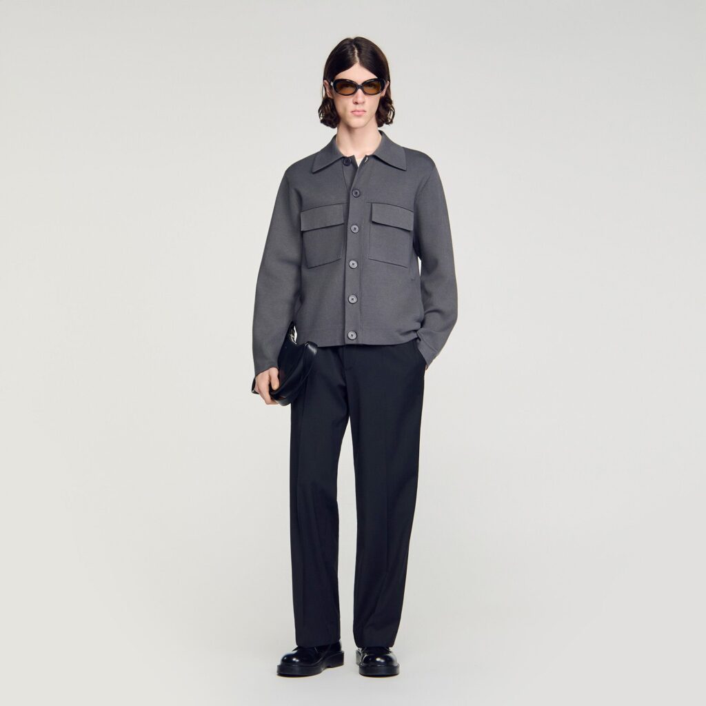 Blouson en maille milano