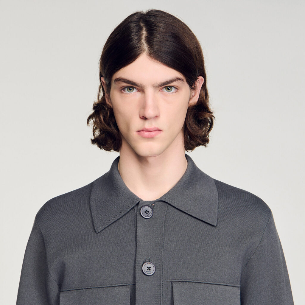 Blouson en maille milano