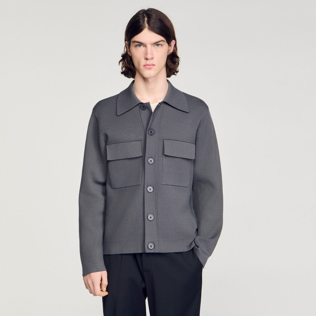 Blouson en maille milano