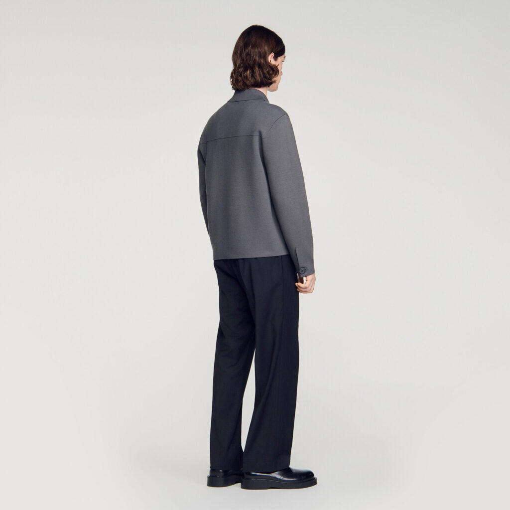Blouson en maille milano