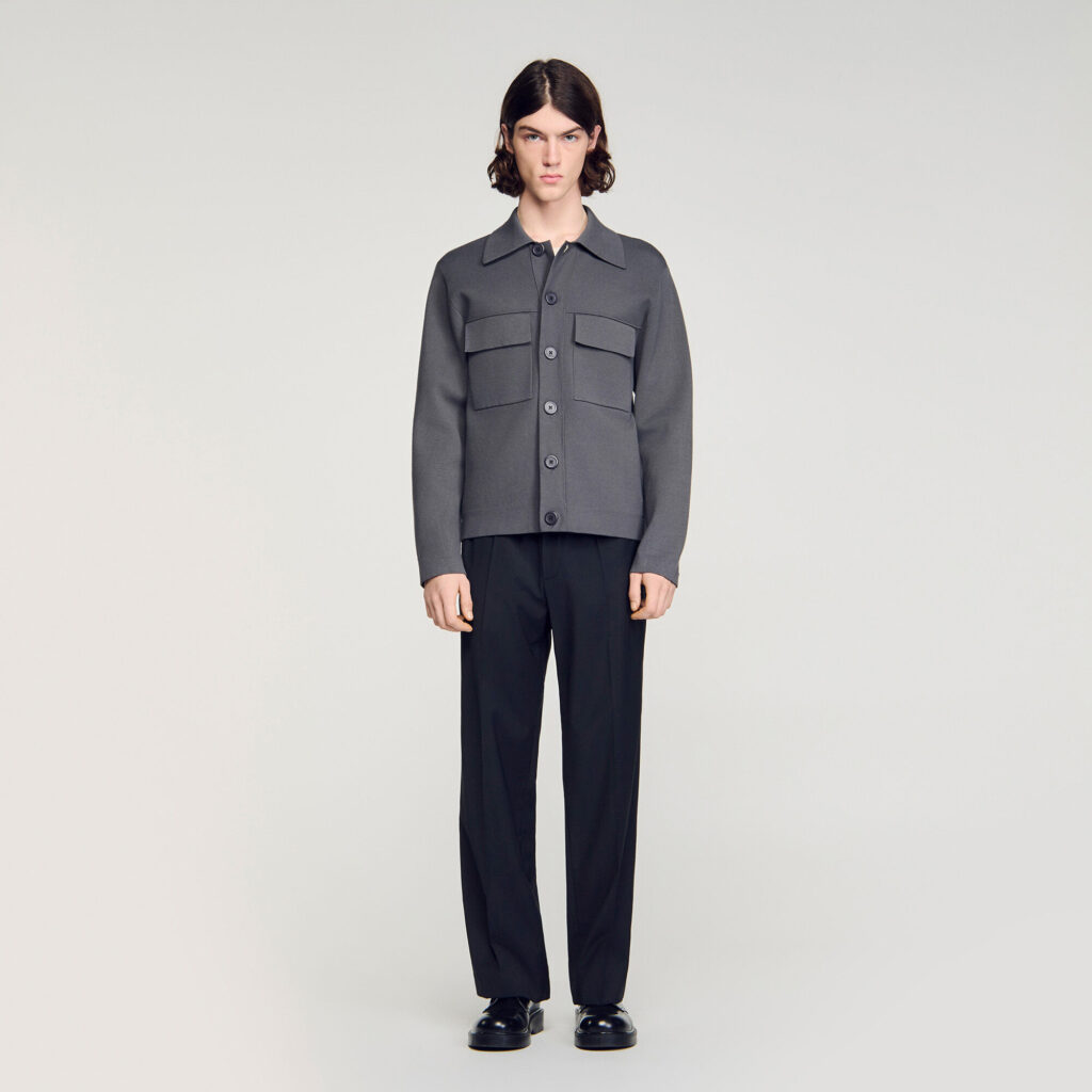 Blouson en maille milano