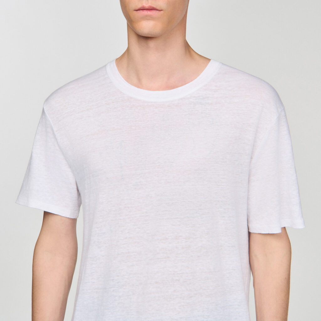 T-shirt en lin certifié